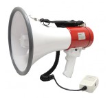 Мегафон рупор РМ-25СП c USB/SD/MP3/AUX сирена, 100 Ватт